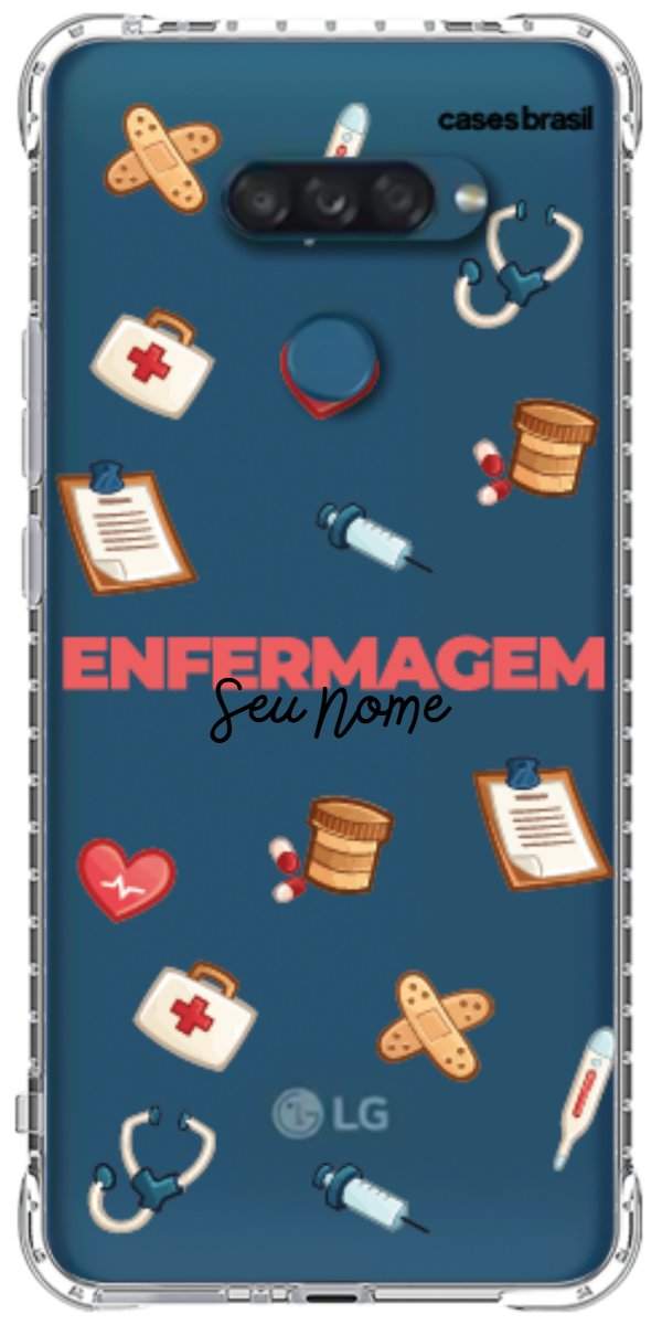 Capinha para celular Enfermagem - Profissão Com Nome