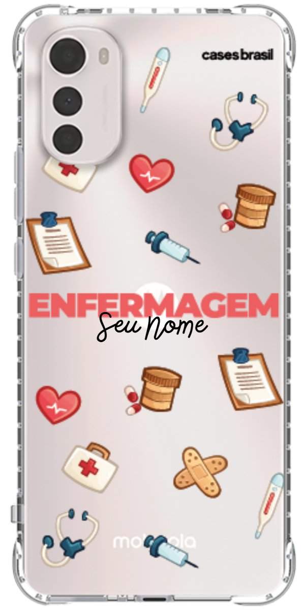 Capinha para celular Enfermagem - Profissão Com Nome