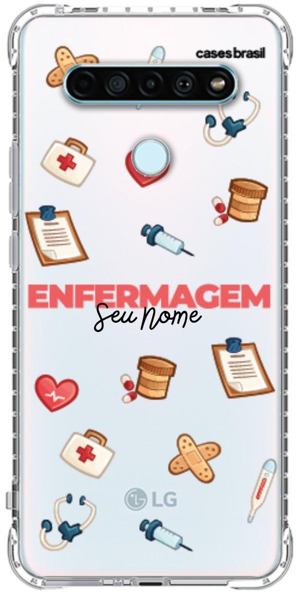 Capinha para celular Enfermagem - Profissão Com Nome