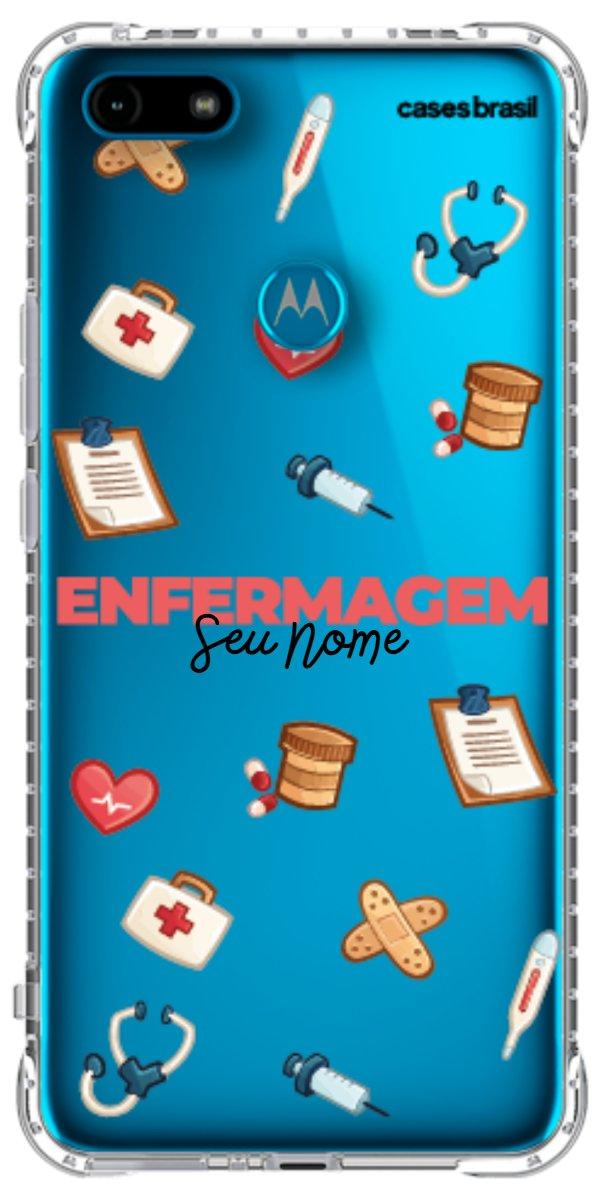 Capinha para celular Enfermagem - Profissão Com Nome