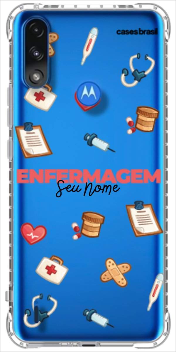 Capinha para celular Enfermagem - Profissão Com Nome
