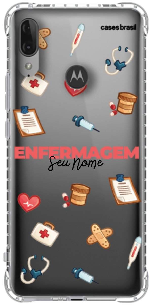 Capinha para celular Enfermagem - Profissão Com Nome