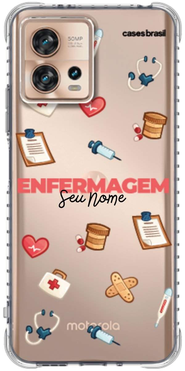 Capinha para celular Enfermagem - Profissão Com Nome