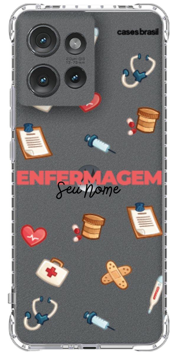 Capinha para celular Enfermagem - Profissão Com Nome