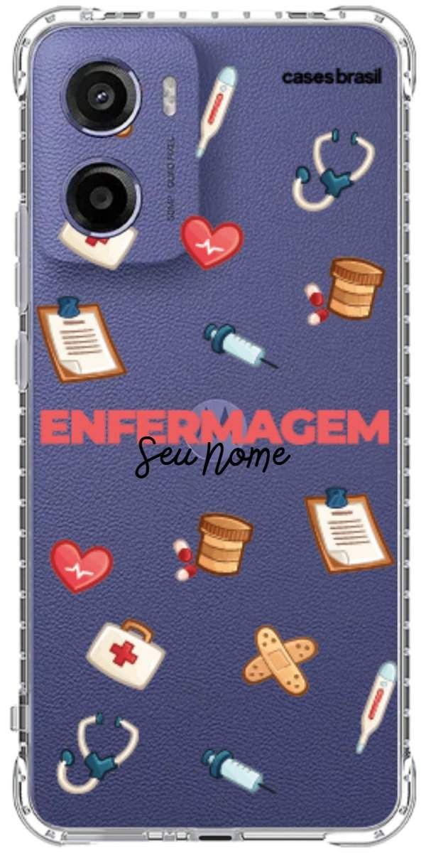 Capinha para celular Enfermagem - Profissão Com Nome