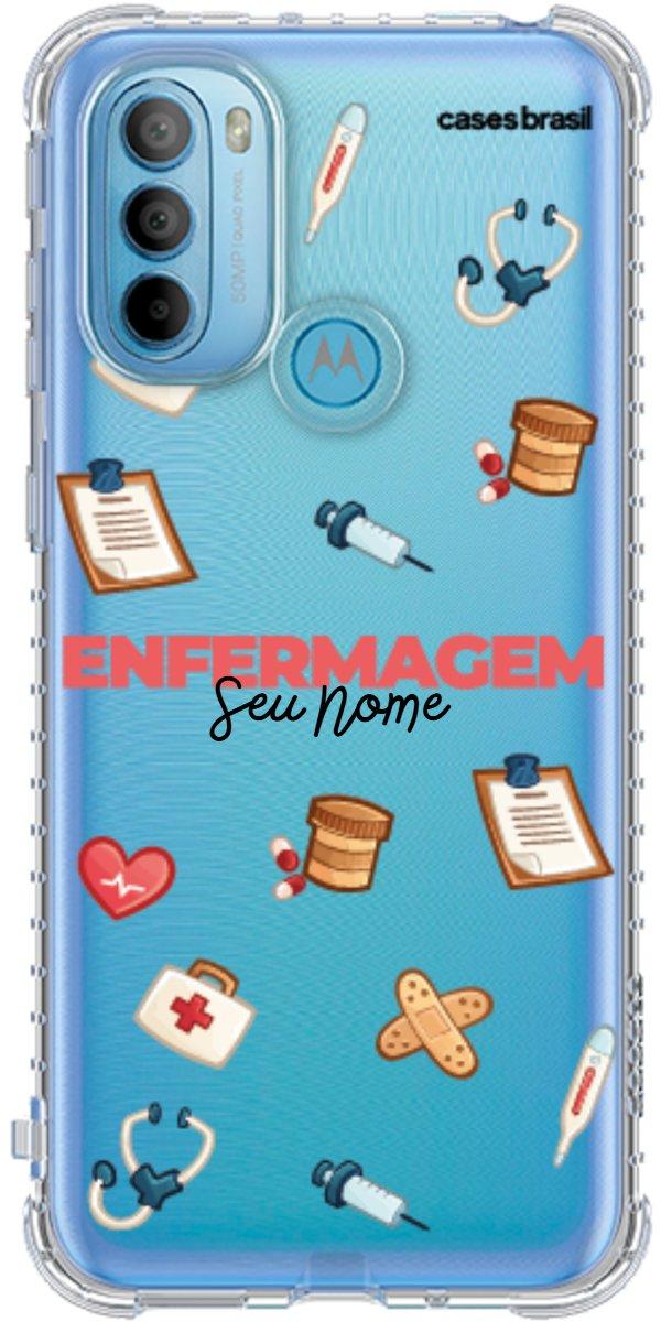 Capinha para celular Enfermagem - Profissão Com Nome