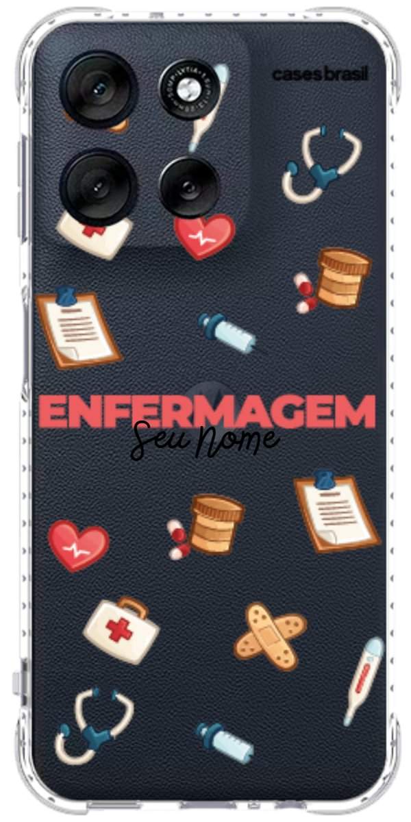 Capinha para celular Enfermagem - Profissão Com Nome