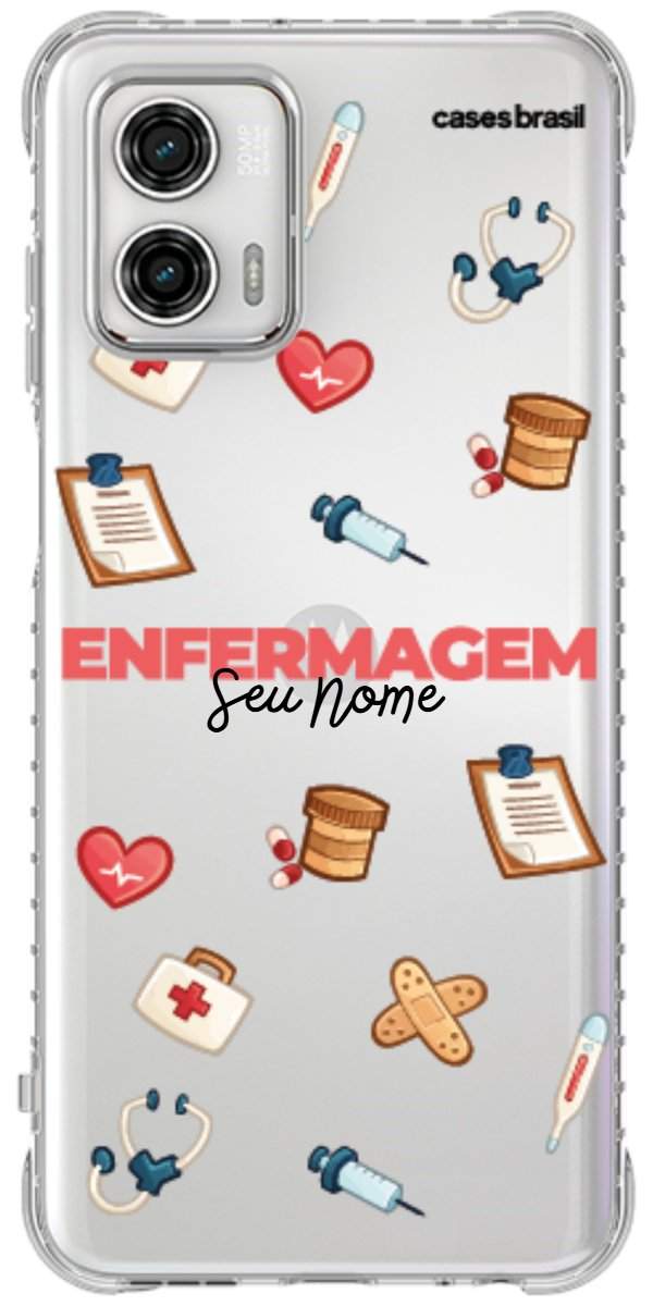 Capinha para celular Enfermagem - Profissão Com Nome