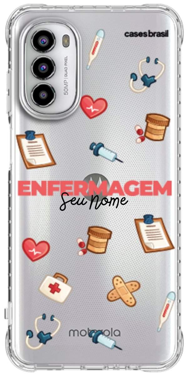 Capinha para celular Enfermagem - Profissão Com Nome