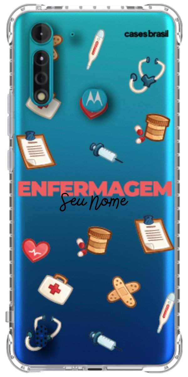Capinha para celular Enfermagem - Profissão Com Nome