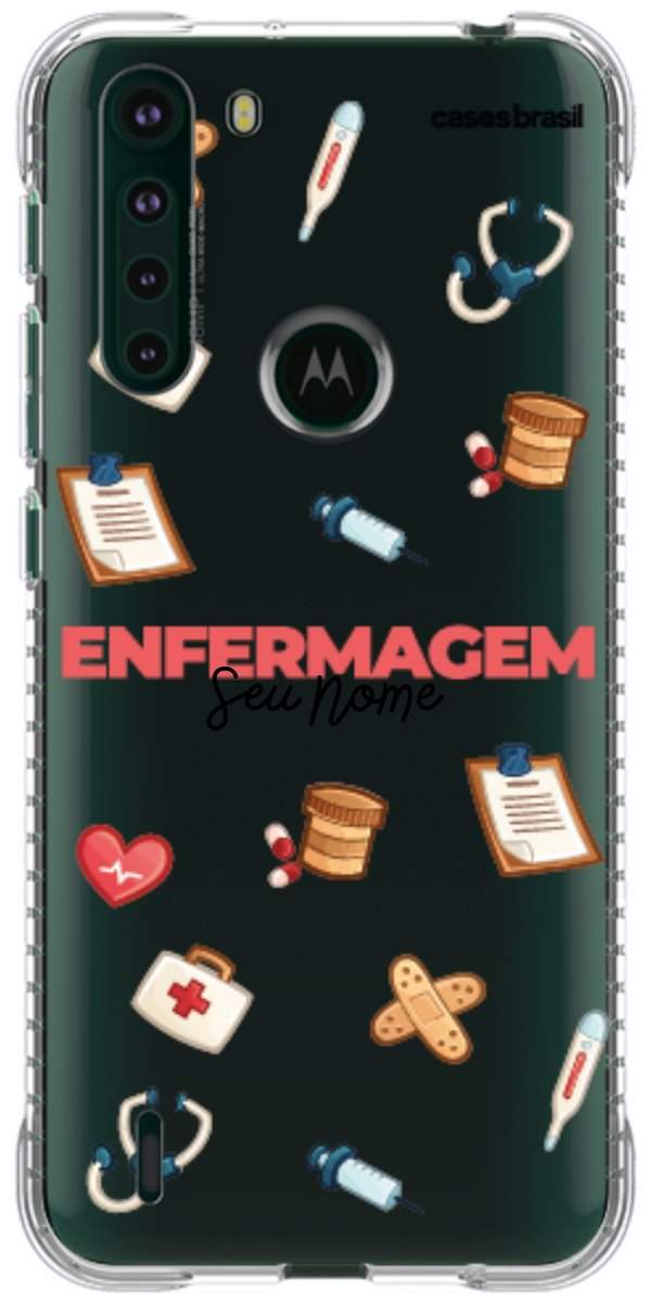 Capinha para celular Enfermagem - Profissão Com Nome