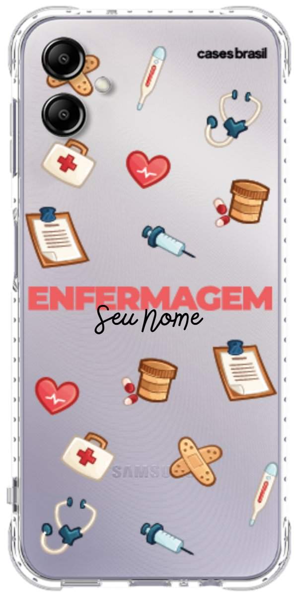 Capinha para celular Enfermagem - Profissão Com Nome