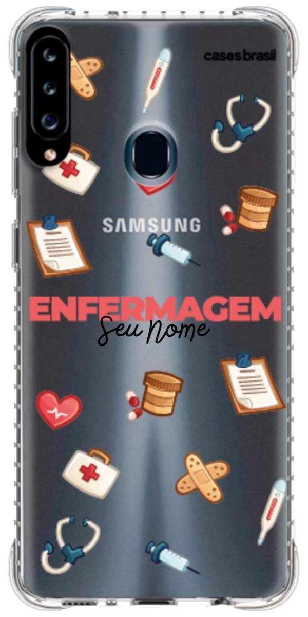 Capinha para celular Enfermagem - Profissão Com Nome
