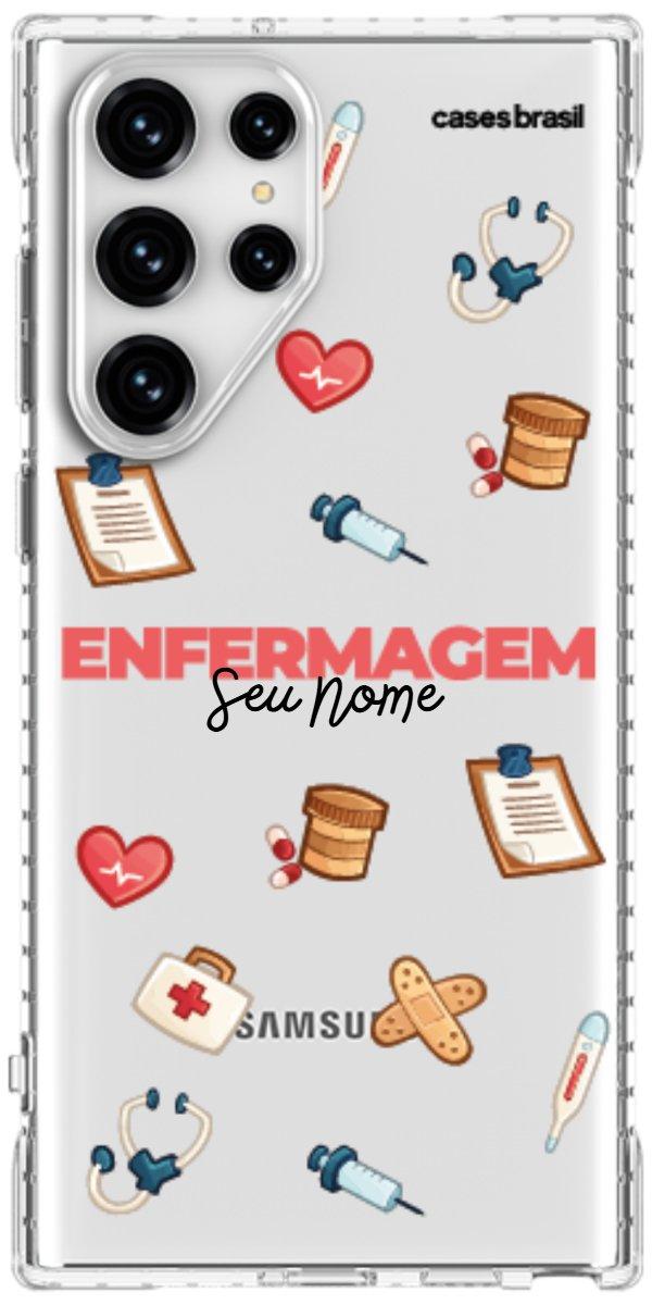 Capinha para celular Enfermagem - Profissão Com Nome
