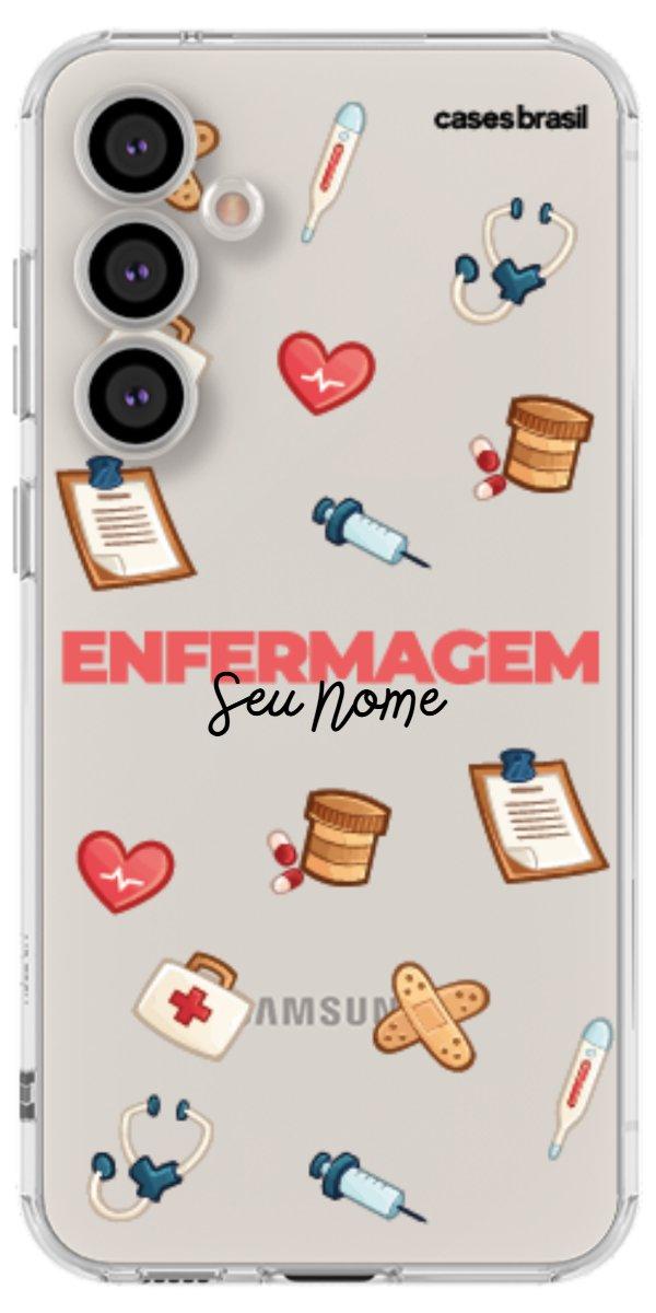 Capinha para celular Enfermagem - Profissão Com Nome