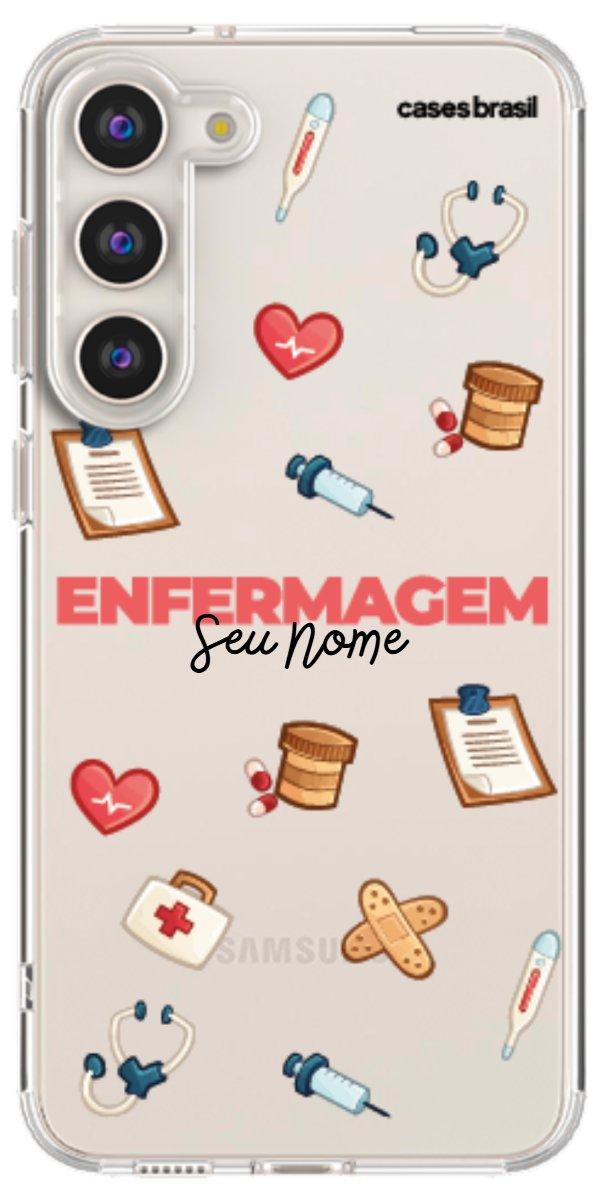 Capinha para celular Enfermagem - Profissão Com Nome