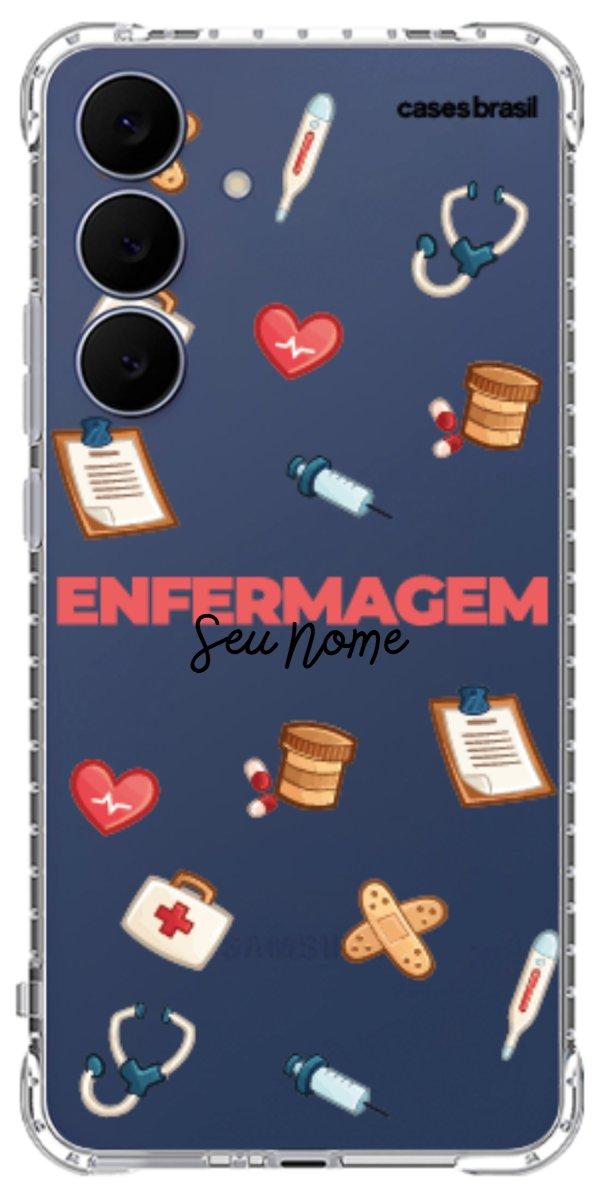 Capinha para celular Enfermagem - Profissão Com Nome