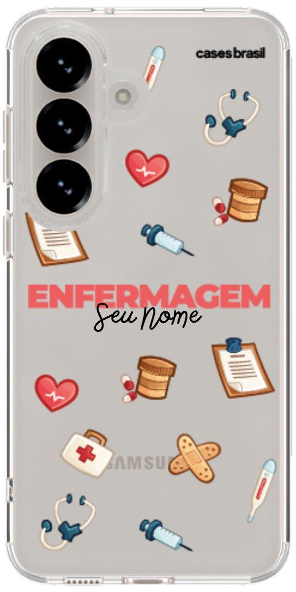 Capinha para celular Enfermagem - Profissão Com Nome