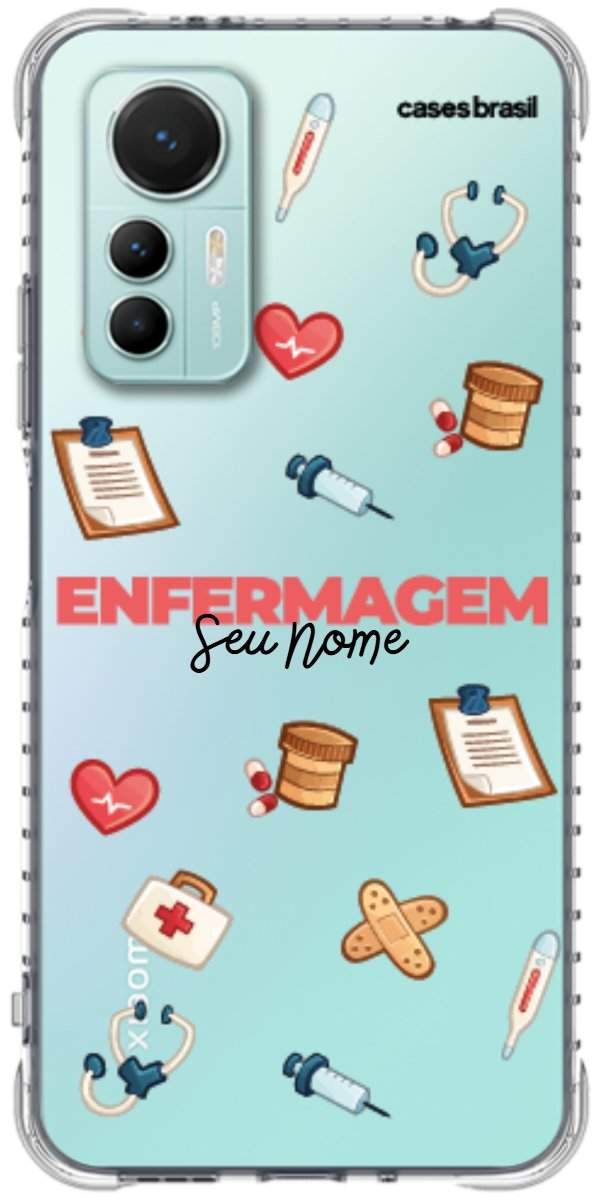 Capinha para celular Enfermagem - Profissão Com Nome
