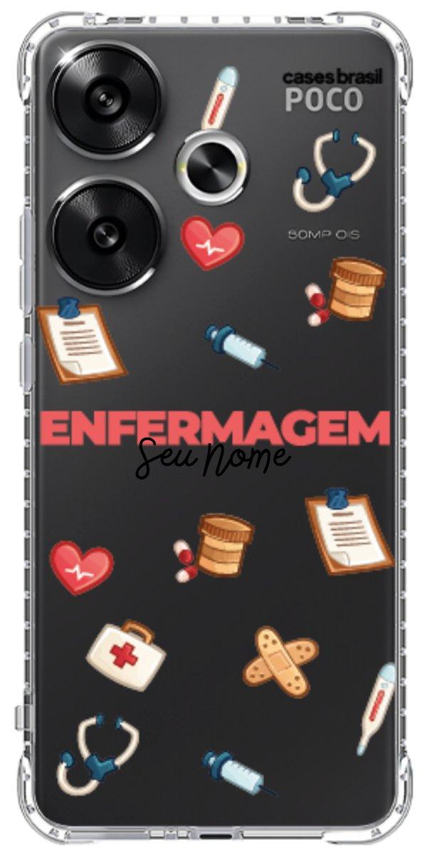 Capinha para celular Enfermagem - Profissão Com Nome