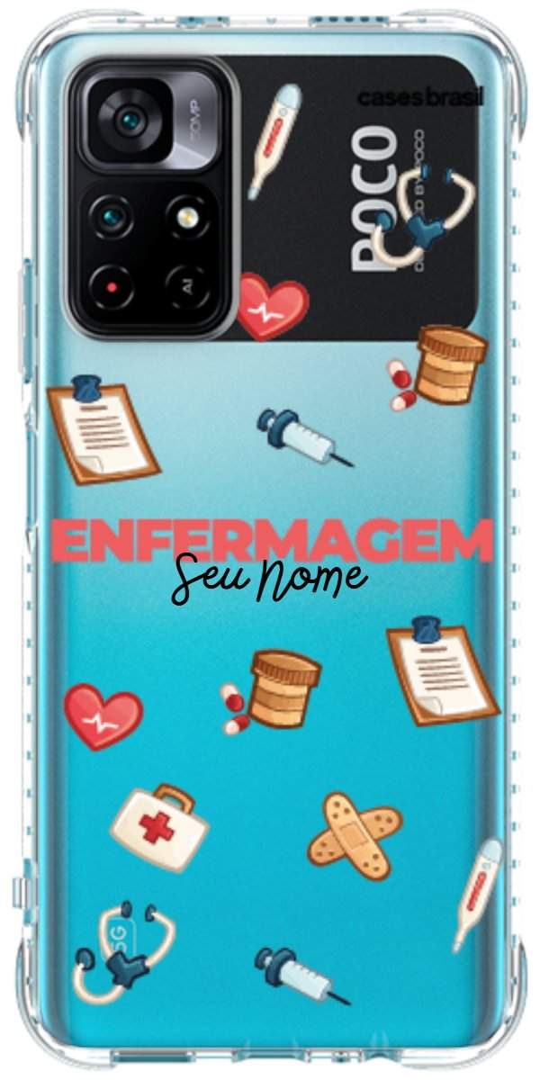 Capinha para celular Enfermagem - Profissão Com Nome
