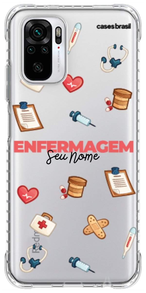 Capinha para celular Enfermagem - Profissão Com Nome
