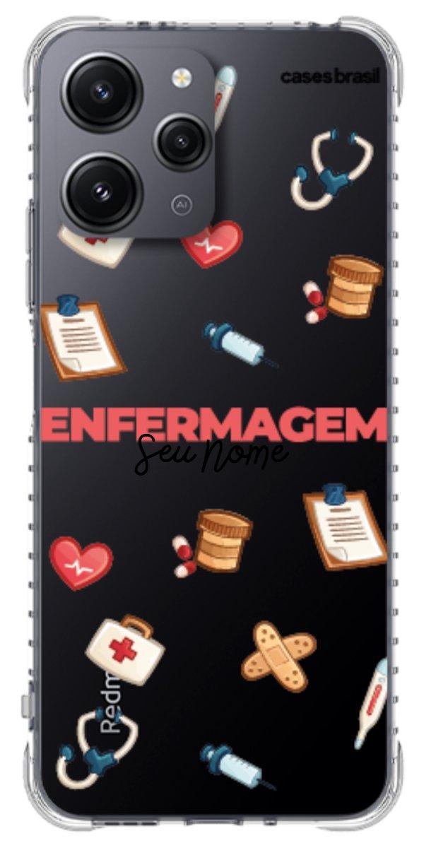 Capinha para celular Enfermagem - Profissão Com Nome