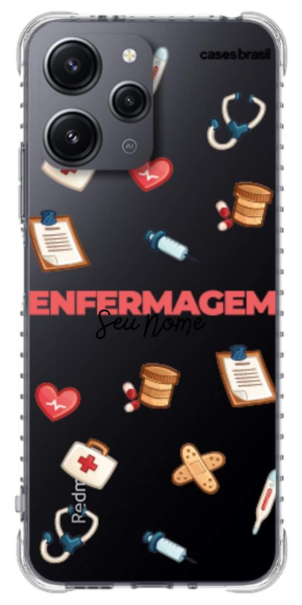 Capinha para celular Enfermagem - Profissão Com Nome