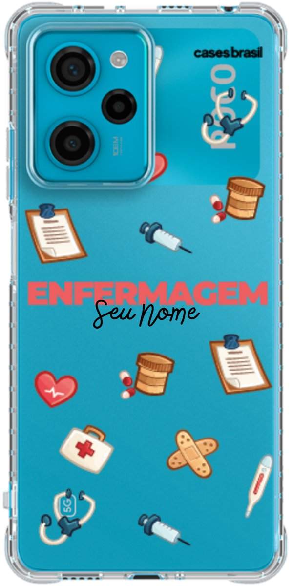 Capinha para celular Enfermagem - Profissão Com Nome