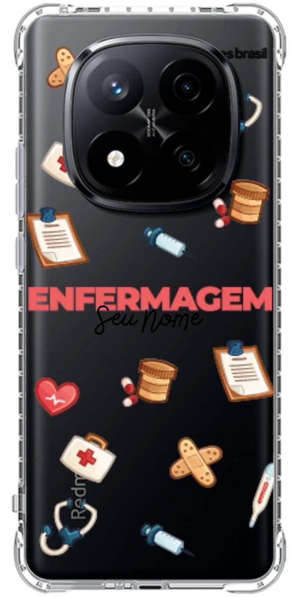 Capinha para celular Enfermagem - Profissão Com Nome