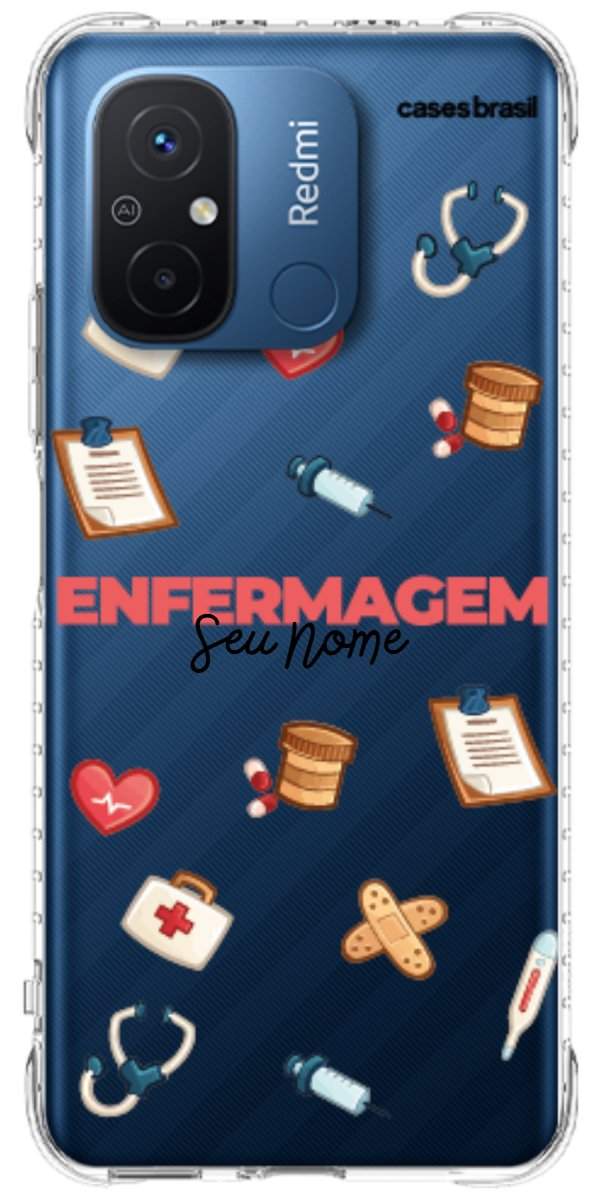 Capinha para celular Enfermagem - Profissão Com Nome