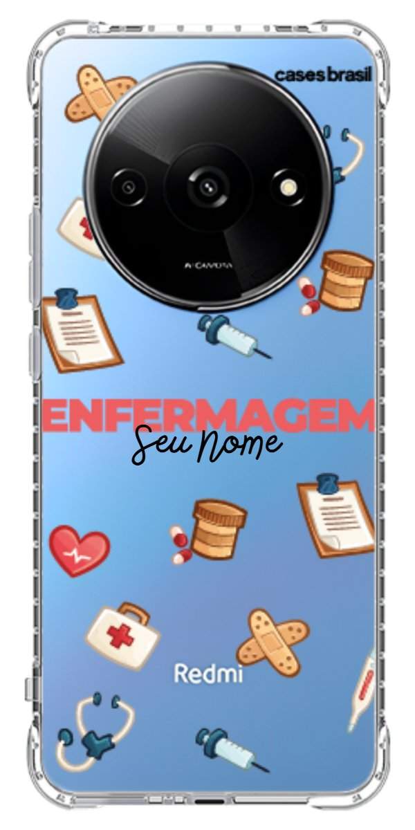 Capinha para celular Enfermagem - Profissão Com Nome