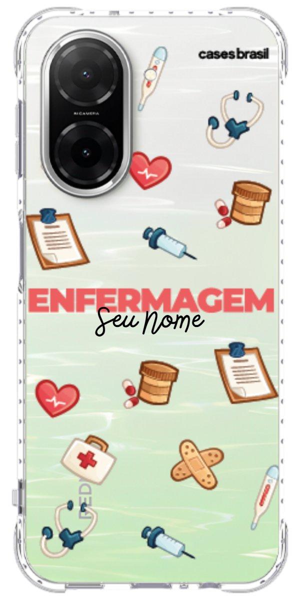 Capinha para celular Enfermagem - Profissão Com Nome