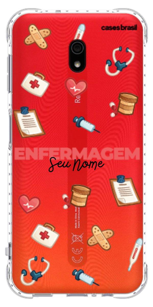 Capinha para celular Enfermagem - Profissão Com Nome