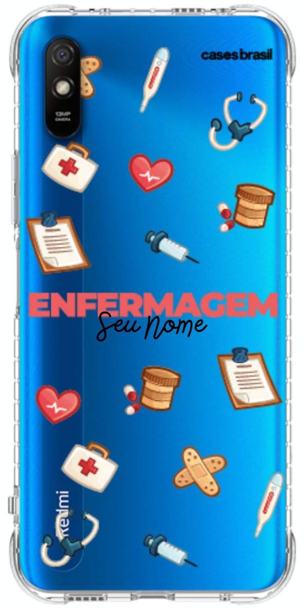 Capinha para celular Enfermagem - Profissão Com Nome