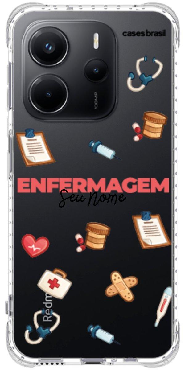 Capinha para celular Enfermagem - Profissão Com Nome