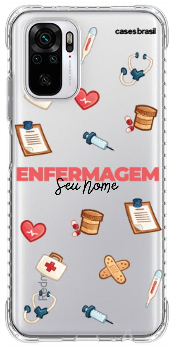 Capinha para celular Enfermagem - Profissão Com Nome