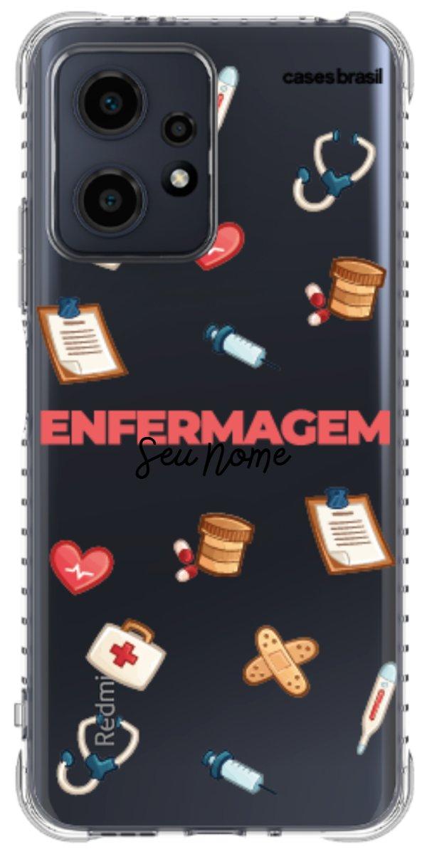 Capinha para celular Enfermagem - Profissão Com Nome