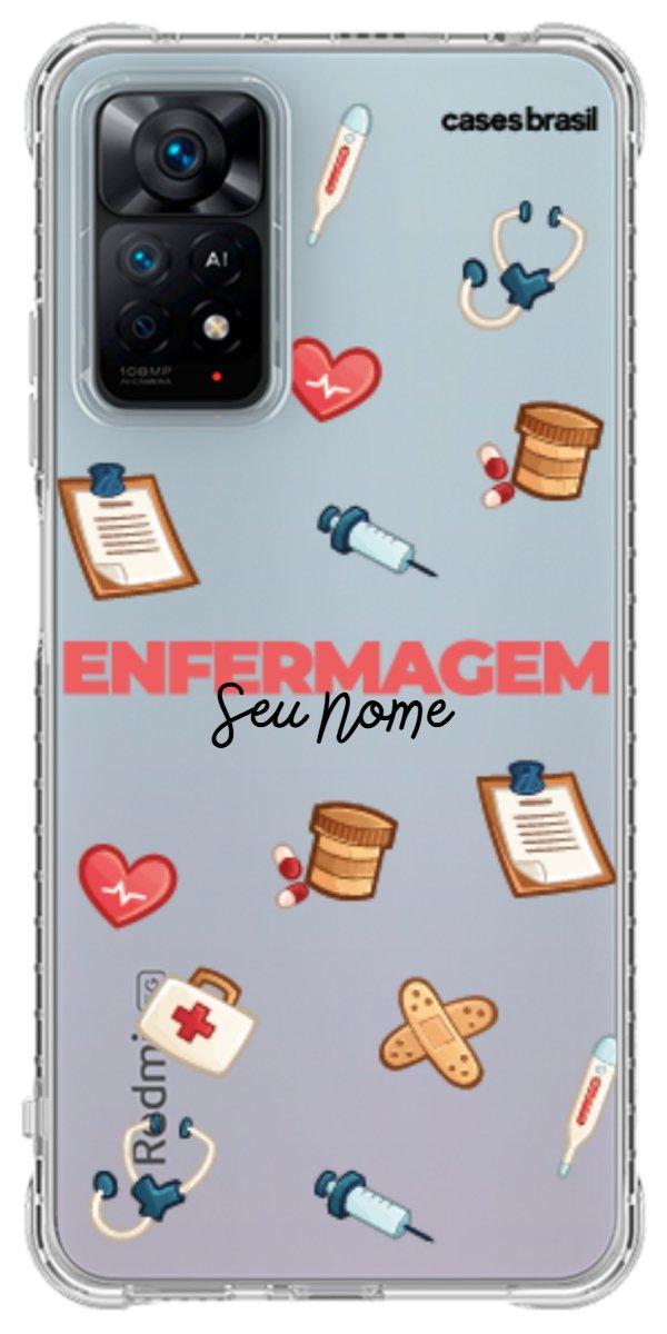 Capinha para celular Enfermagem - Profissão Com Nome
