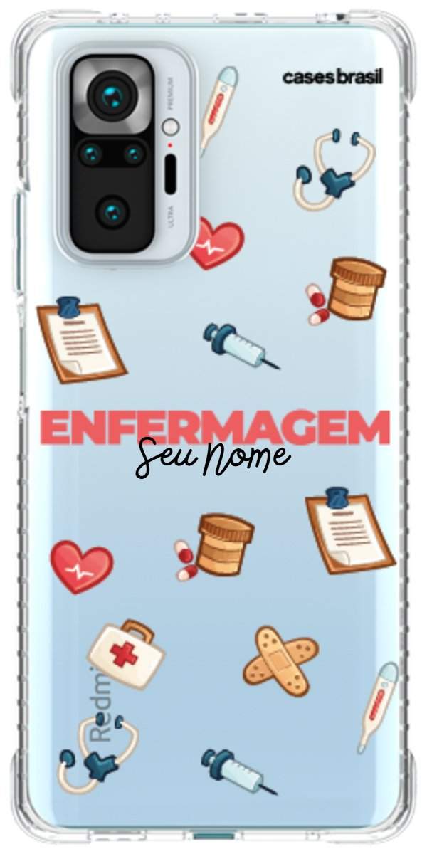 Capinha para celular Enfermagem - Profissão Com Nome