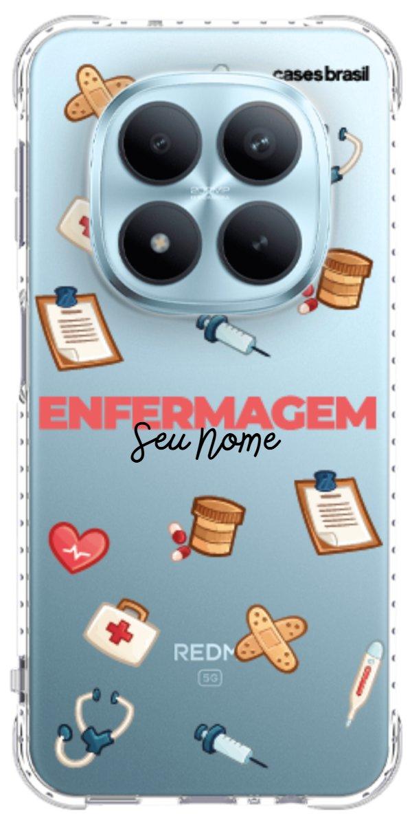 Capinha para celular Enfermagem - Profissão Com Nome