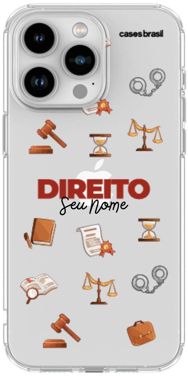 Capinha para celular Direito - Profissão Com Nome