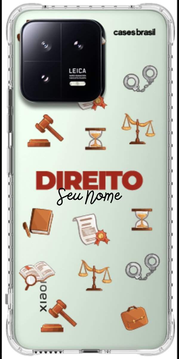 Capinha para celular Direito - Profissão Com Nome