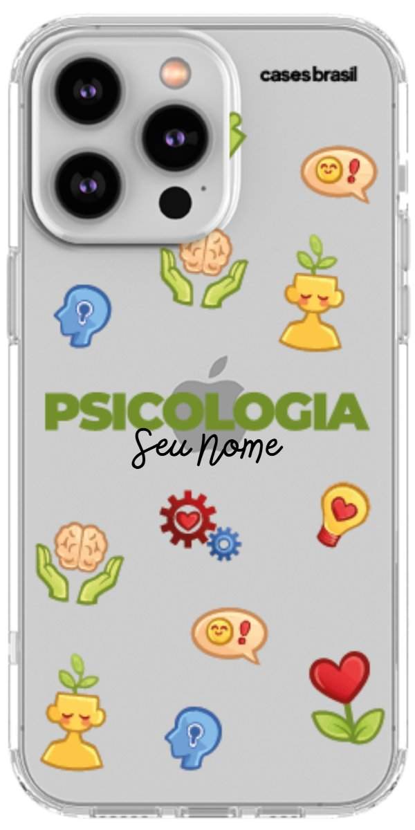 Capinha para Celular Psicologia - Profissão Com Nome