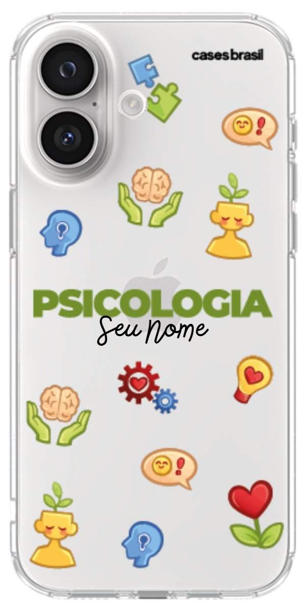 Capinha para Celular Psicologia - Profissão Com Nome