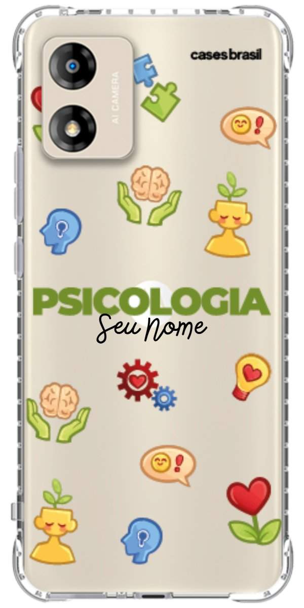 Capinha para Celular Psicologia - Profissão Com Nome