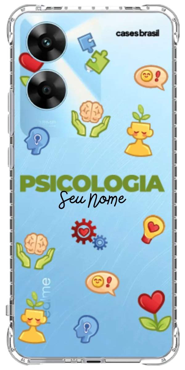 Capinha para Celular Psicologia - Profissão Com Nome