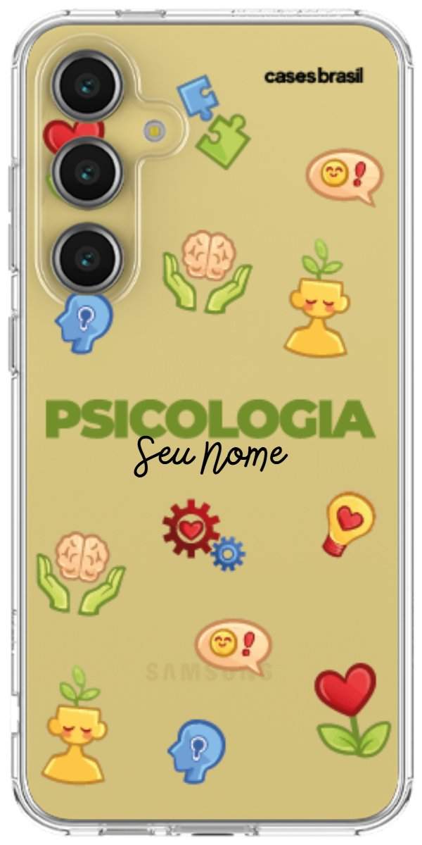 Capinha para Celular Psicologia - Profissão Com Nome