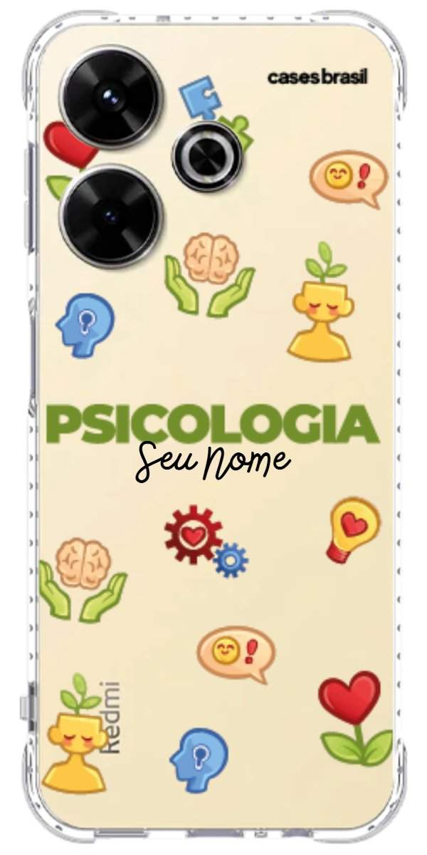 Capinha para Celular Psicologia - Profissão Com Nome