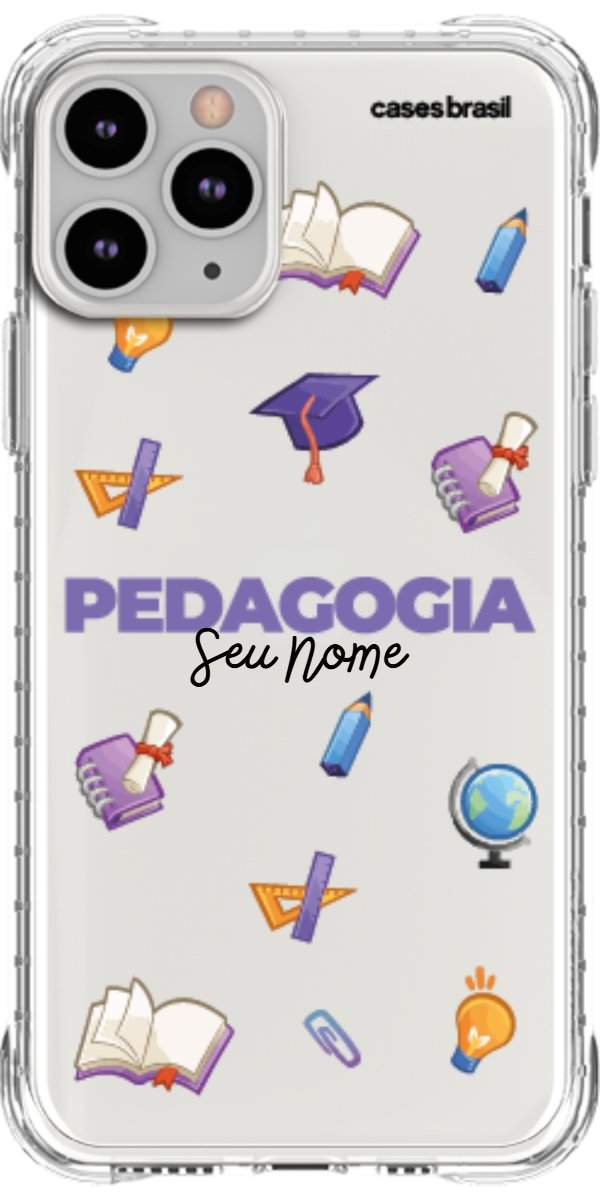 Capinha para Celular Pedagogia - Profissão Com Nome